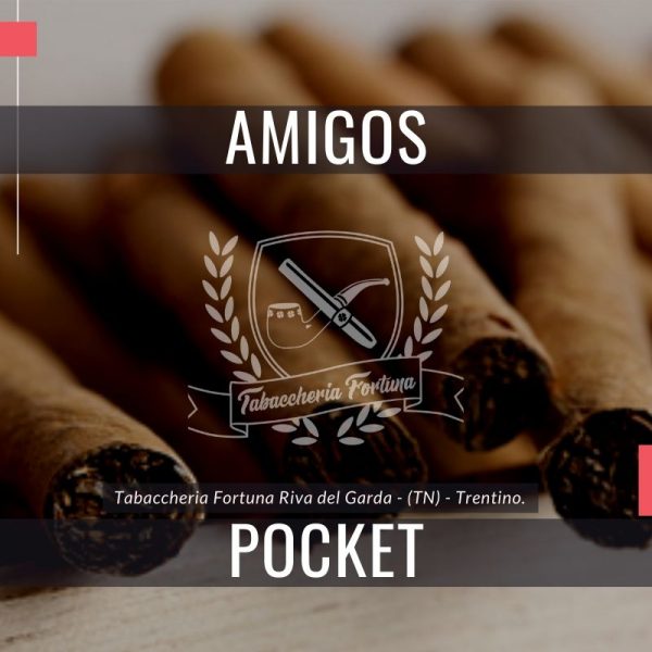 AMIGOS POCKET Un sigaretto giovane per i giovani, nel pratico pacchetto da sigarette.