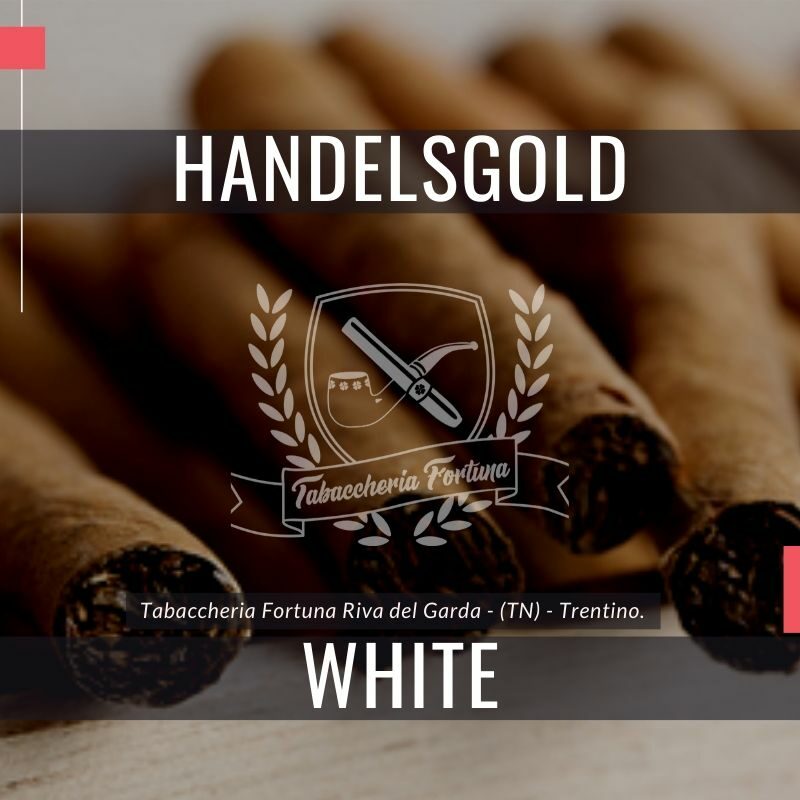 Handelsgold White , un classico moderno Il marchio è stato continuamente sviluppato per adattarsi alla domanda dei fumatori di sigari contemporanei.