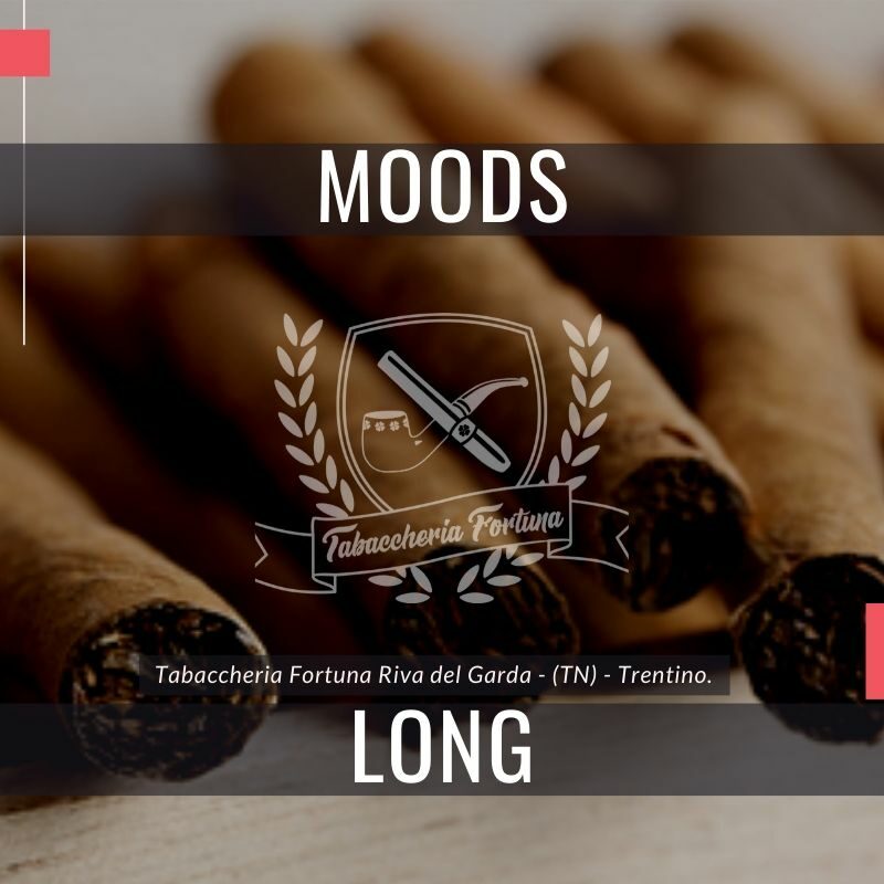 I collaudati marchi Cigarillos Moods Long sono fabbricanti di congelatori fatti al 100% di tabacco.