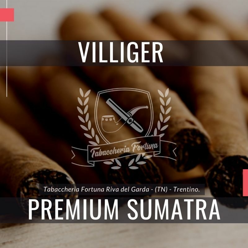 Villiger Premium Sumatra. Un sigaro delicato prodotto da una selezionata miscela di tabacchi dell'Avana e del Brasile