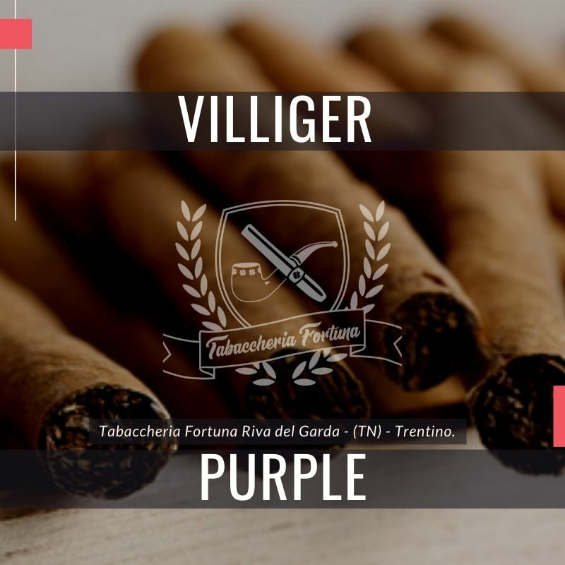 Villiger Purple. Villiger è un produttore di sigari di fama internazionale fondato nel 1888 a Pfeffikon, Svizzera