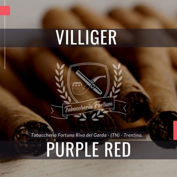 Villiger Purple Red. Villiger è un produttore di sigari di fama internazionale fondato nel 1888 a Pfeffikon, Svizzera.