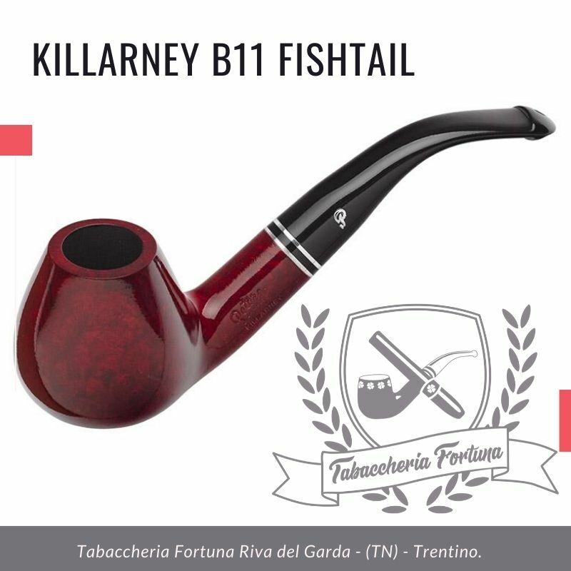 Killarney b11 Fishtail. Una grande ciotola di Brandy piegata con belle linee fluide e una base a fondo piatto