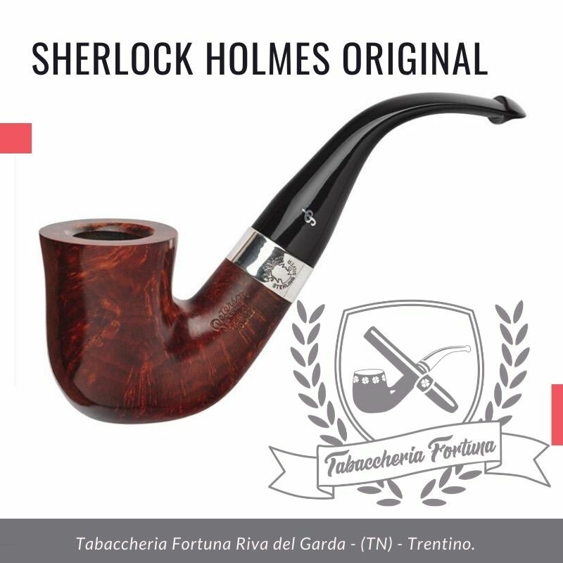 La prima versione della collezione Sherlock Holmes, "Original" è un grande Calabash piegato con un gambo robusto e un bocchino Peterson Lip completamente piegato. 